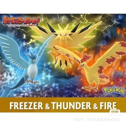 Pokémon Articuno Moltres Zapdos Legendary Birds Scale World Figure Set