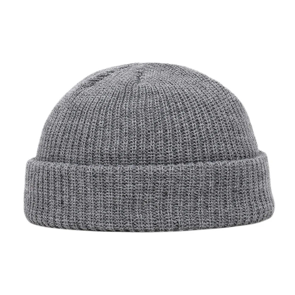 Winter Warm Beanies Wool Knitted Hat Casual Unisex Adult Men Female