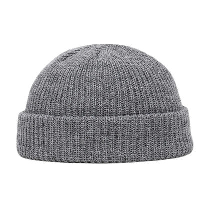 Winter Warm Beanies Wool Knitted Hat Casual Unisex Adult Men Female