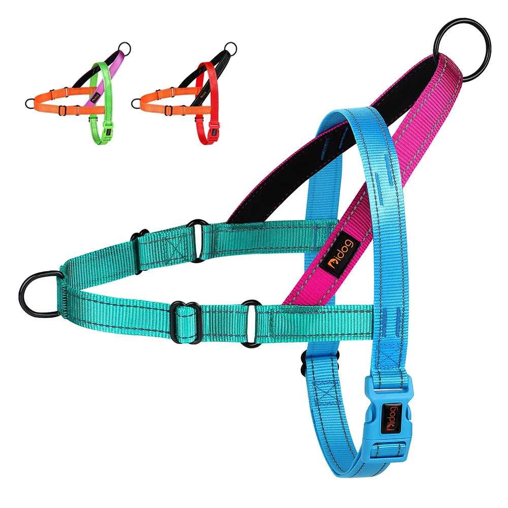No Pull Dog Harness Reflective Adjustable Padded Vest for Large Dogs