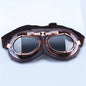 Vintage Motorcycle Pilot Goggles Retro Motocross Jet Scooter Off-Road Riding Glasses