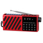 Rechargeable Bluetooth Speaker Portable Solar FM Radio USB Player Digital Music