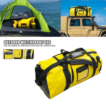 Waterproof Motorcycle Tail Bag Rear Seat Luggage 40-66L