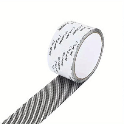 2Pcs Screen Repair Tape Self-Adhesive Fiberglass Window Patch Mesh