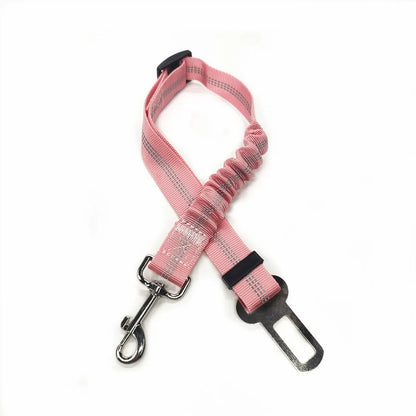 Adjustable Dog Car Seat Belt Harness Travel Safety Elastic Restraint Strap