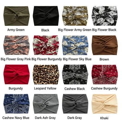 Thick Wide Headbands for Women Turban Workout Hair Accessories Extra Large