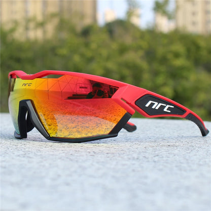 NRC X2 Pride 3 Lens Cycling Glasses MTB Road Bike Sports Sunglasses Men Women