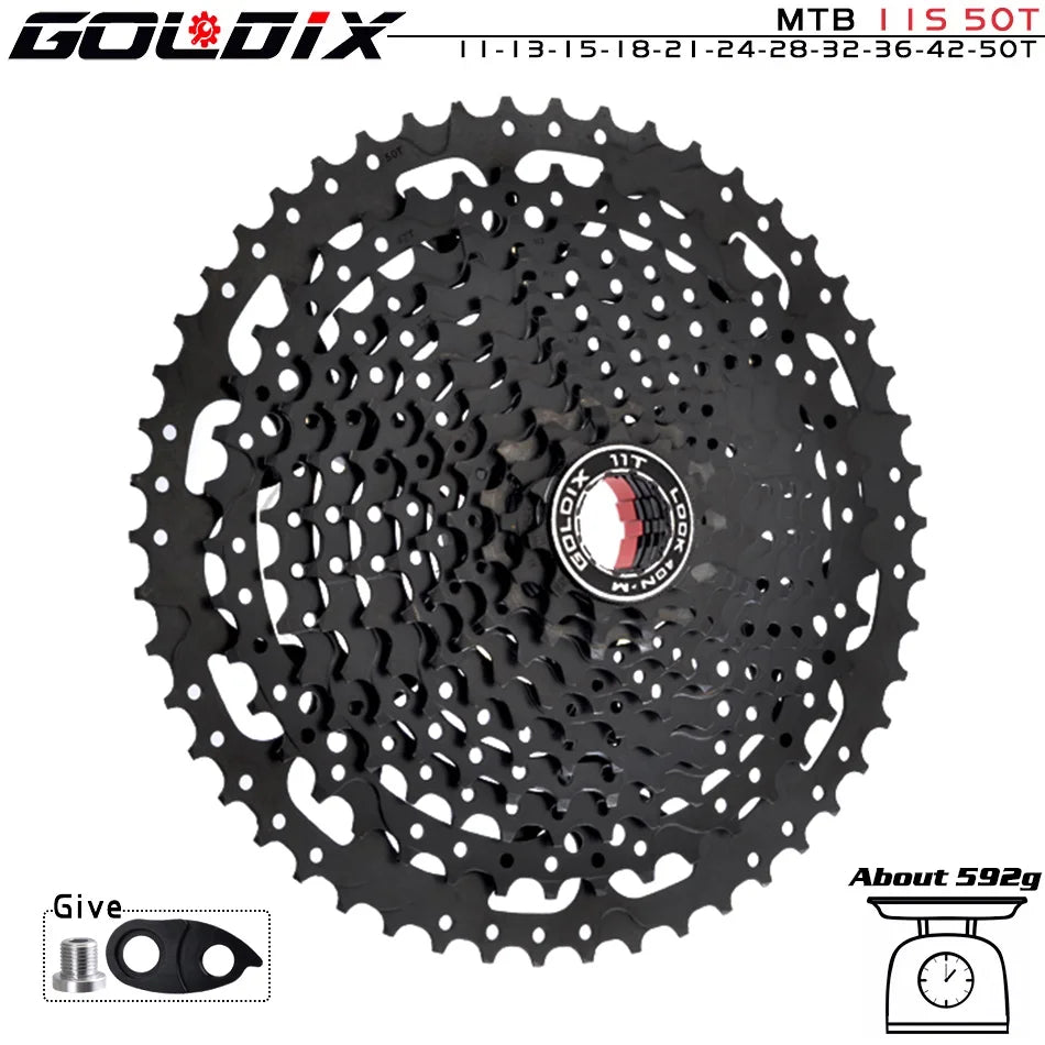 GOLDIX MTB Cassette | 8–12 Speed 40T–52T Freewheel Sprocket for Shimano/SRAM
