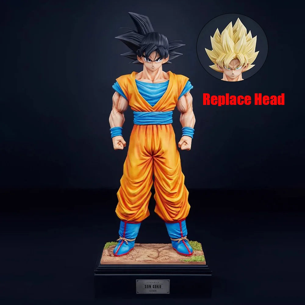 Anime Dragon Ball Z Ultra Instinct Goku Figure 34cm PVC Action Statue Collectible Gift