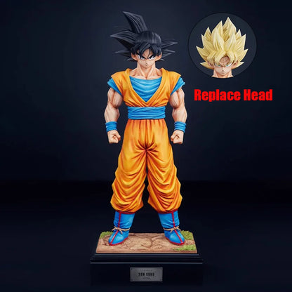 Anime Dragon Ball Z Ultra Instinct Goku Figure 34cm PVC Action Statue Collectible Gift