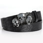 1Pcs PU Belt Skull Waist Punk Fashionable for Men Women Street Style