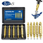 6pcs Screw Extractor Drill Damaged Bolt Remover Easy Out Bits Set