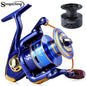 Sougayilang Fishing Reel 1000-7000 Spinning 10kg Max Drag Metal Spool