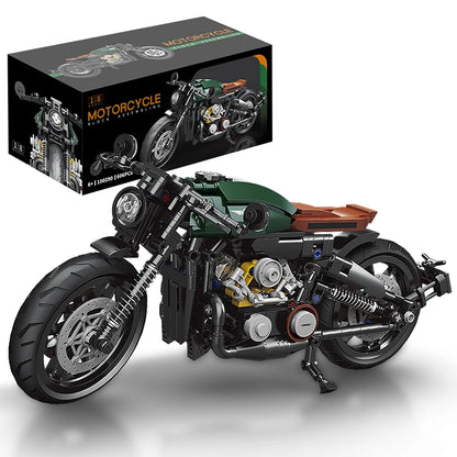 Classic 1:8 Super Motorbike Building Bricks Sets City Racer Motorcycle Technical Blocks Toys Gifts for Kids Boys Adult 600+pcs-EXPROTAS
