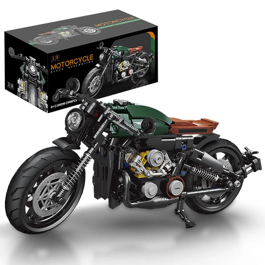 Classic 1:8 Super Motorbike Building Bricks Sets City Racer Motorcycle Technical Blocks Toys Gifts for Kids Boys Adult 600+pcs-EXPROTAS