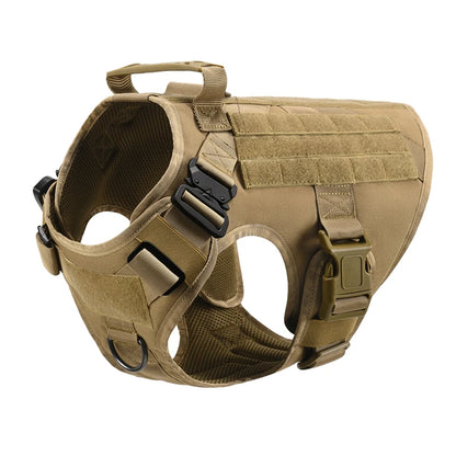Tactical Military Vest Dog Harness & Leash Set for German Shepherds All Breeds