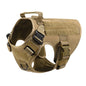 Tactical Military Vest Dog Harness & Leash Set for German Shepherds All Breeds