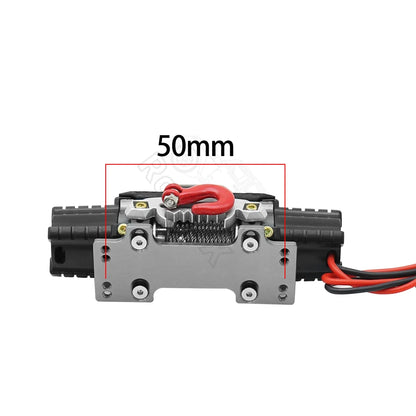 RC Metal Double-Motor Automatic Winch for 1/10 Crawler Axial SCX10 TRX4 D110 CC01 RGT - EXPROTAS