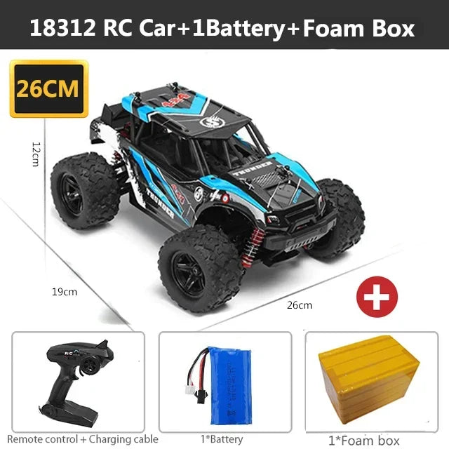 HS 18311 18321 18302 Remote Control Car 2.4GHz rc car All-Terrain 45Km/h 1:18 Off-Road Truck Toy Birthday Present for Children-EXPROTAS