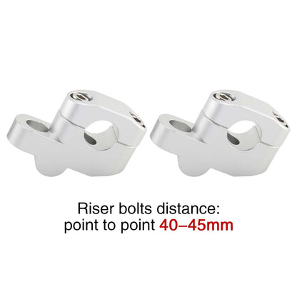 22mm 25mm 28mm Motorcycle Handlebar Riser Extension Back Moved For BMW Honda ATV