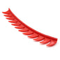 Rubber Dirt Biker Motorcycle Helmet with Mohawk Spikes - 5 Colours