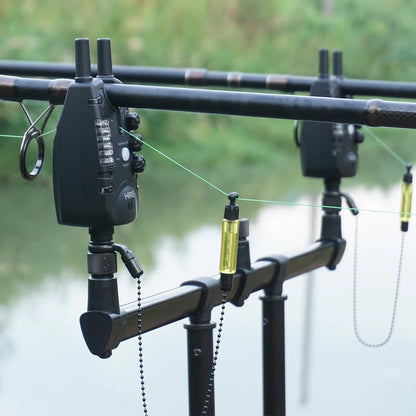Hirisi Carp Fishing Bite Alarm Set with Swingers LED Indicator Coarse Fishing