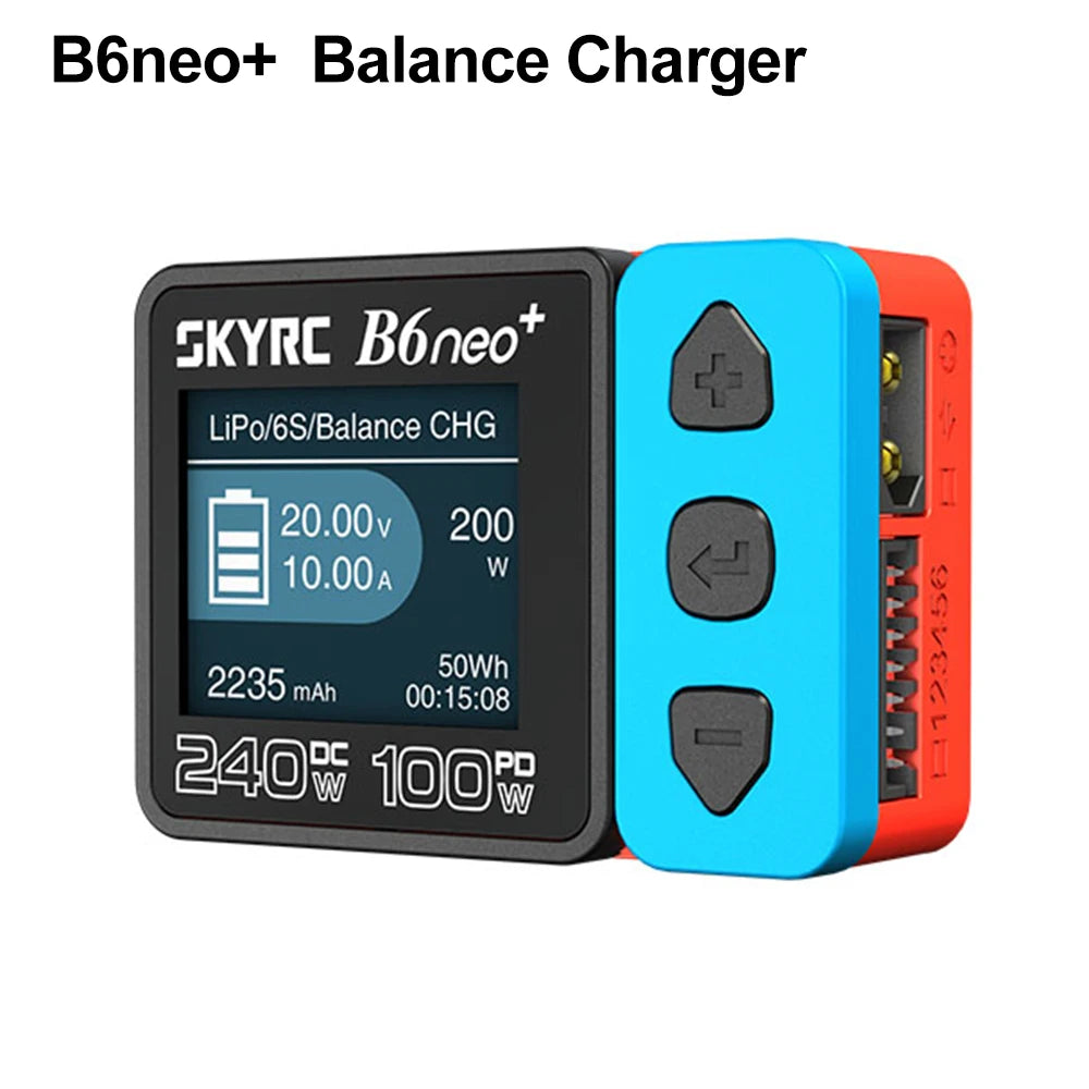 SkyRC B6 neo Smart LiPo Balance Charger DC 200W PD 80W 6S Charger Discharger (SK-100198)