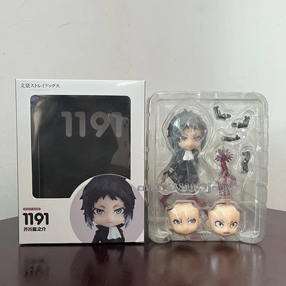 10cm Bungo Stray Dogs Ryunosuke Akutagawa Figure #1191 Changeable Face PVC