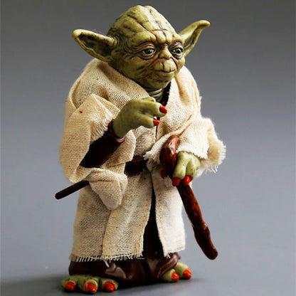 Mandalorian Master Yoda Action Figure with Cloth Collectible Toy