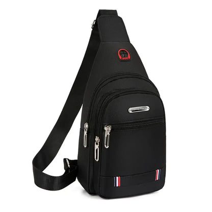 Men Messenger Bag Waterproof Oxford Crossbody Travel Shoulder Bag Large Capacity