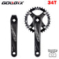 GOLDIX MTB Crankset Square Taper Aluminum 104BCD Narrow Wide Bike Crank - EXPROTAS