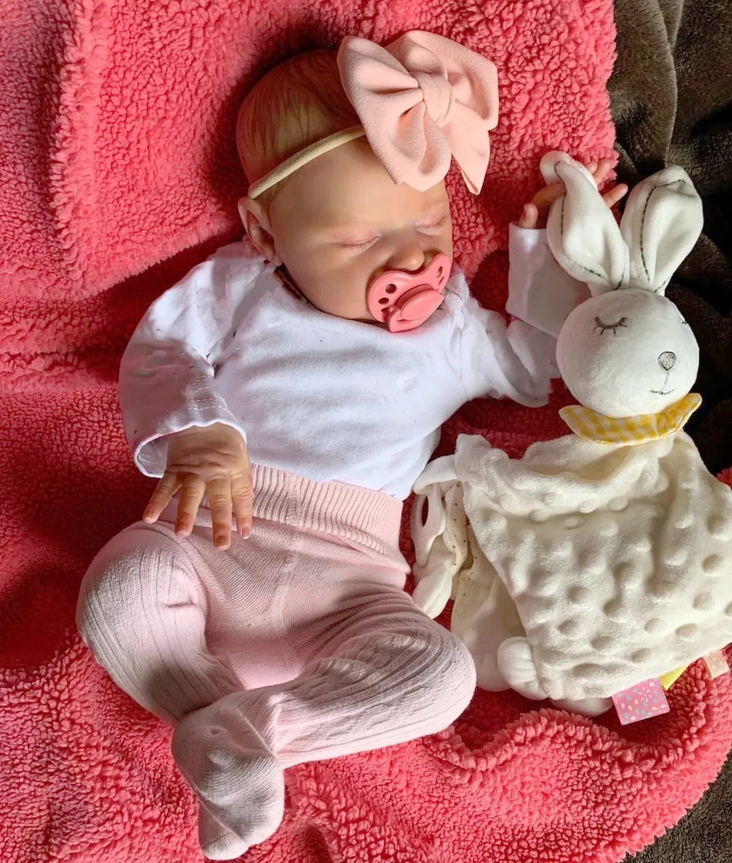 BZDOLL Realistic 50cm Soft Silicone Asleep Cute Reborn Baby Doll With 3D-painting Skin, Alive 20inch Newborn Bebe Birthday Gift-EXPROTAS