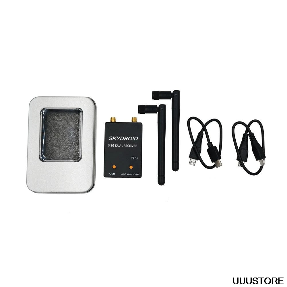 Skydroid 5.8Ghz 150CH True Diversity UVC OTG Smartphone FPV Receiver for Android Tablet PC VR Headset FPV System RC Drone-EXPROTAS