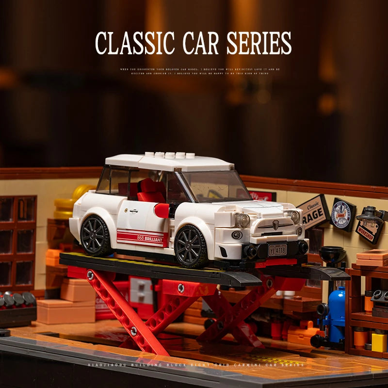 325pcs Classic Racing Car Building Blocks Creative STEM Model Toy Gift for Kids