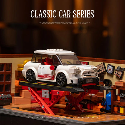 325pcs Classic Racing Car Building Blocks Creative STEM Model Toy Gift for Kids