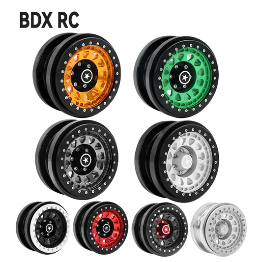1/6 RC Crawler CNC Aluminum 2.9" Beadlock Wheel for Axial SCX6 - EXPROTAS