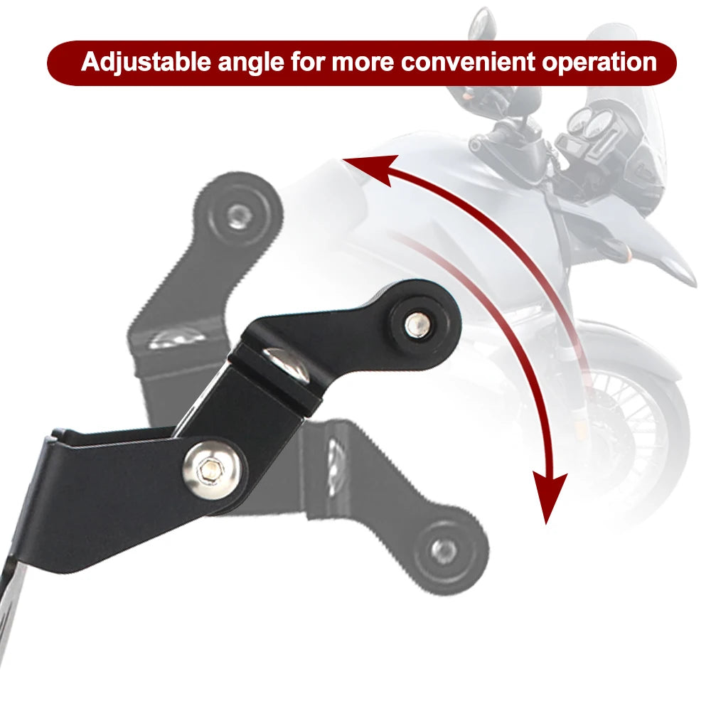 BMW R1150GS 1999-2004 GPS Mount Phone Holder, Windshield Navigation Bracket