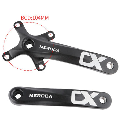 104BCD MTB Crankset 170mm Aluminum Square Taper 32T-42T Chainring