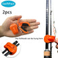 2pcs Fishing Rod Clip Quick-Attach Holder Anti-Slip Tackle Organizer