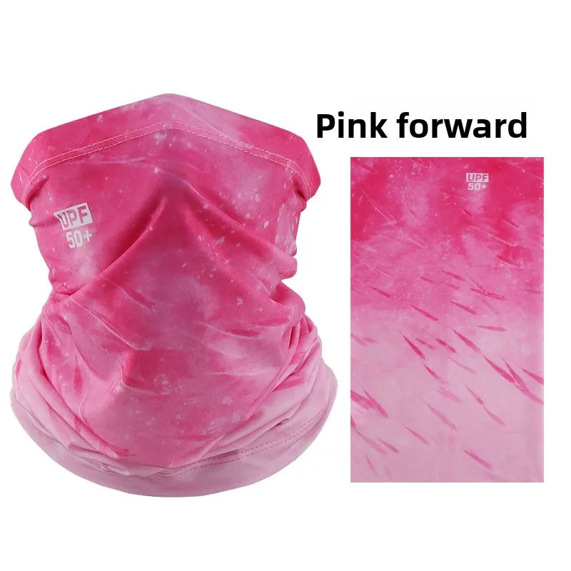 Sun Protection Mask Ice Silk Neck Gaiter Breathable Cycling Fishing Scarf