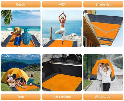 Camping Mat 200x210 Waterproof Folding Beach Picnic Outdoor Lightweight