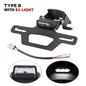 For Kawasaki ZX-6R ZX-636 Hidden License Plate Holder Tail Tidy LED Light 2024-2025