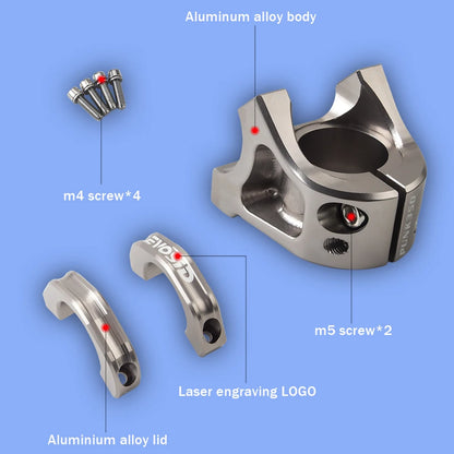 Road Bike Stem 31.8mm 35mm Adjustable Mountain Handlebar Riser Alloy