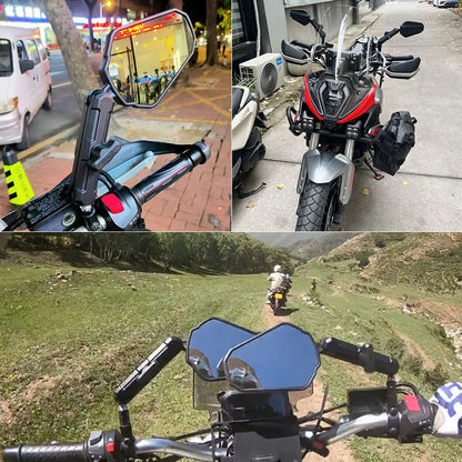 High Quality Universal Motorcycle Foldable Rear View Mirror-EXPROTAS