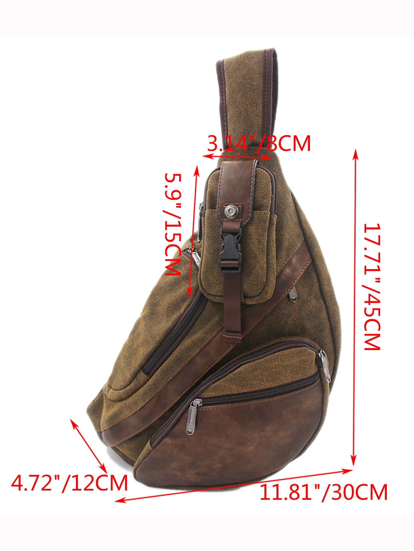 Men Sling Backpack Cross body Messenger Chest Bag Rucksack Laptop Climb Military Sports Travel Canvas Male One Shoulder Bags-EXPROTAS