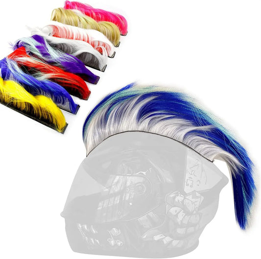 Hawks Mohawk Outdoor Hair Sticker Wigs for Motorcycle Bicycle Accessories