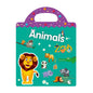 Children’s Reusable Scene Stickers DIY Puzzle Book Cartoon Animal Learning Toy Gift