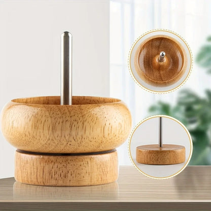 Bead Spinner For Jewelry Making Wooden DIY Fast Manual Craft Device