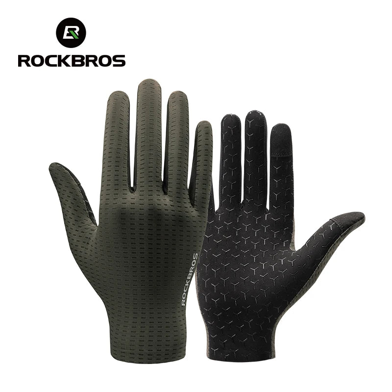 ROCKBROS Cycling Gloves Anti-Slip Breathable MTB Road Bike Racing Fitness Gloves Men Women