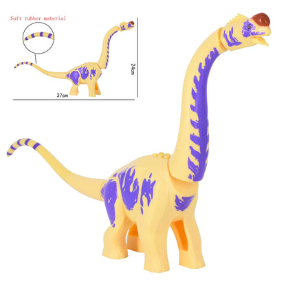 MOC Jurassic Building Block Dinosaur Model Big Brachiosaurus Toy